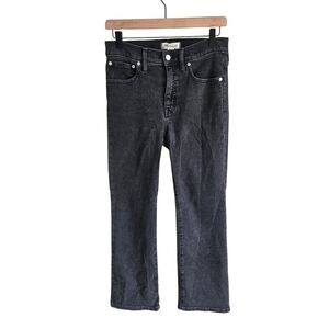 Madewell Black Wash Cali Demi-Boot Jeans